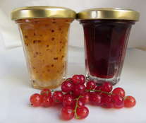 Bar le Duc White and Red Currant Preserves, Two 3 oz Jars