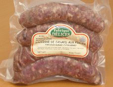 Duck Sausage with Figs