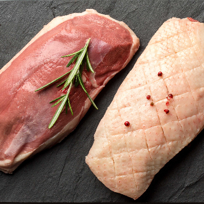 Raw Duck Breasts / Magret de Canard, 4 duck breasts