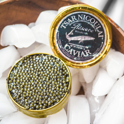 Tsar Nicoulai Caviar: Reserve California Estate Caviar