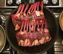 Recipe Package: Bacon-Wrapped Rack of Venison